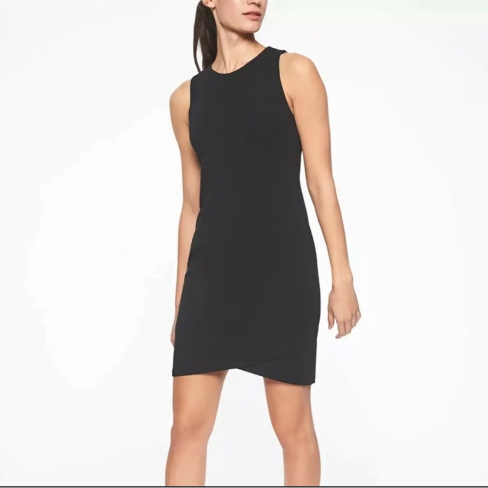 Athleta Black La Palma Dress Small Petite